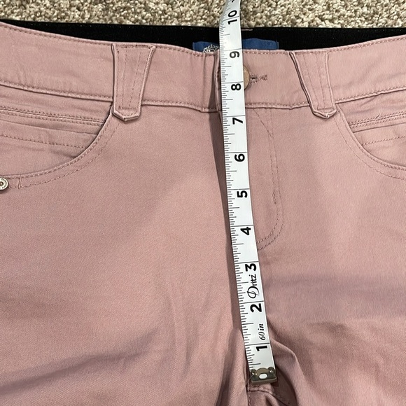 Democracy Ab Technology Lavender Purple High Rise Slim Straight Jeans Size 6 - Picture 9 of 10